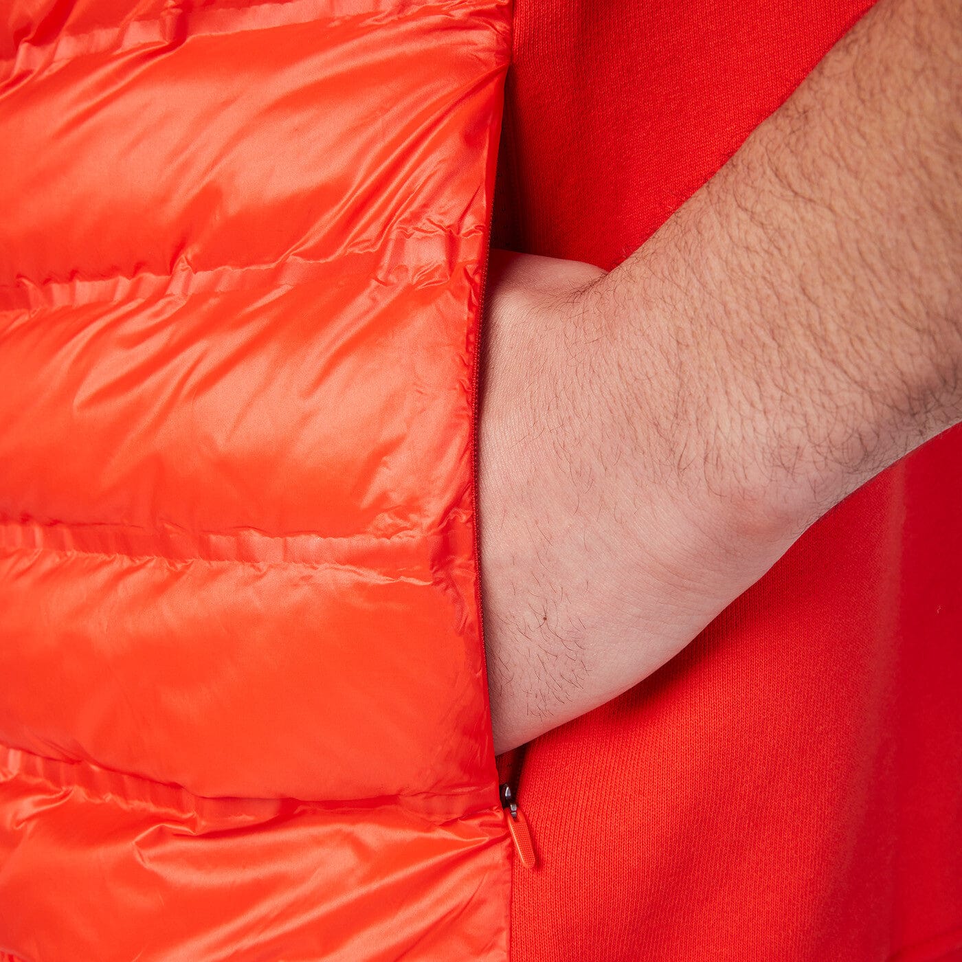 Doudoune sans manches orange PLAY