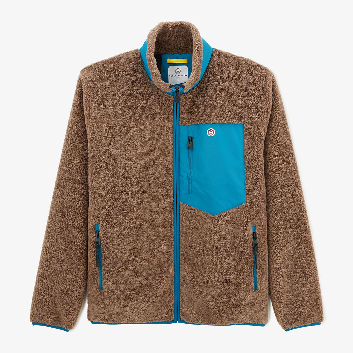 Toronto brown fleece jacket – SERGE BLANCO