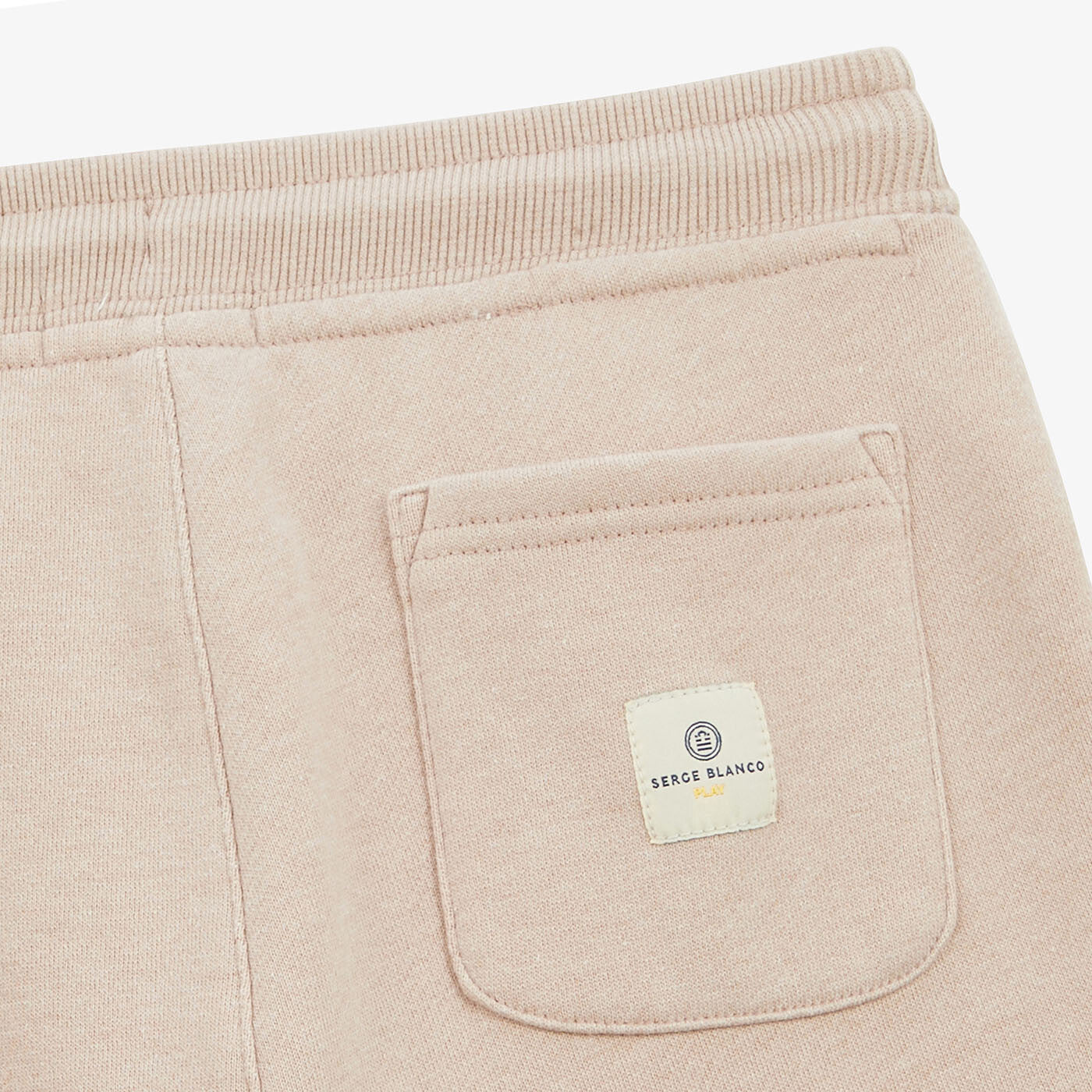 Bermuda molleton Junior Basile beige chiné