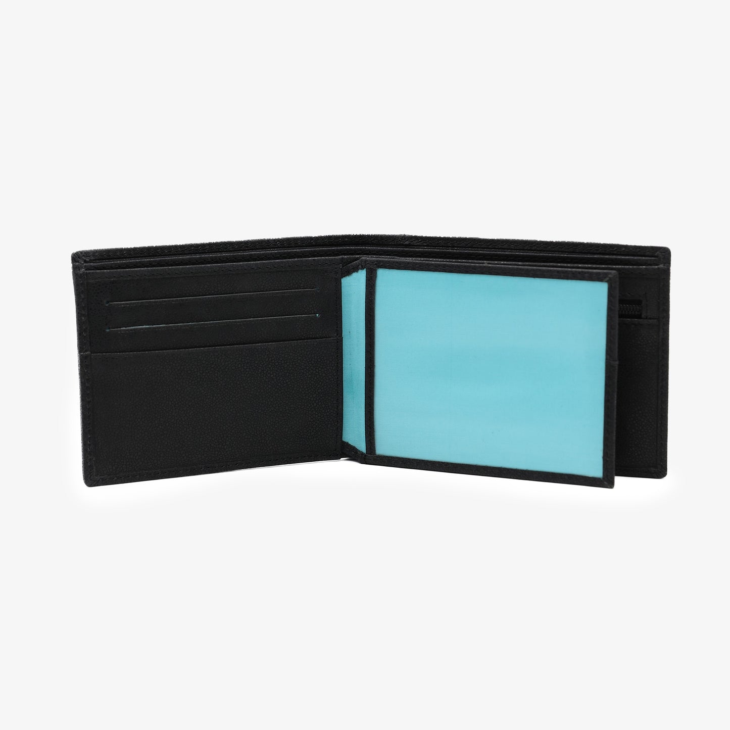 Porte-cartes vertical en cuir Brooklyn noir