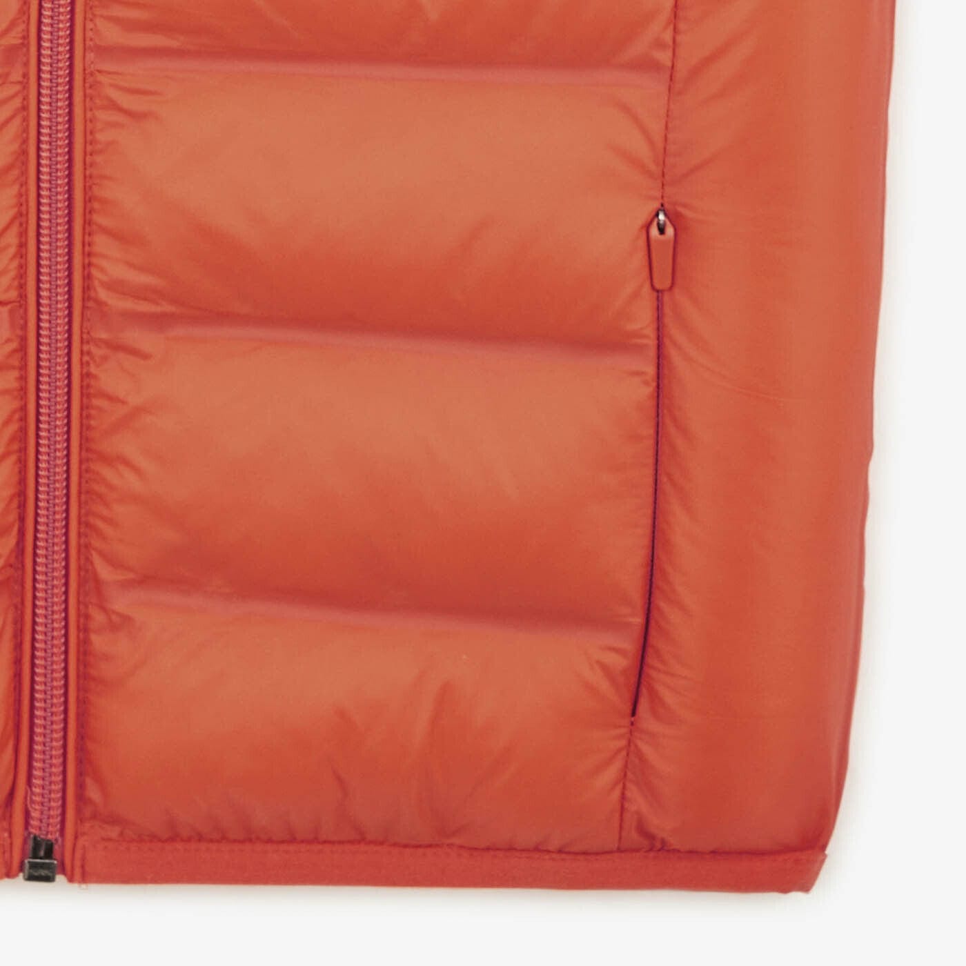 Doudoune Piumino Junior sans manches orange cuivre