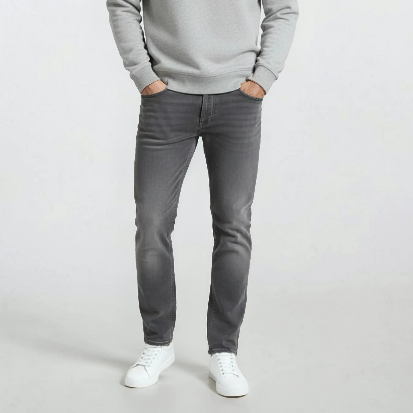 Jean 325 slim fit powertwist gris homme serge blanco