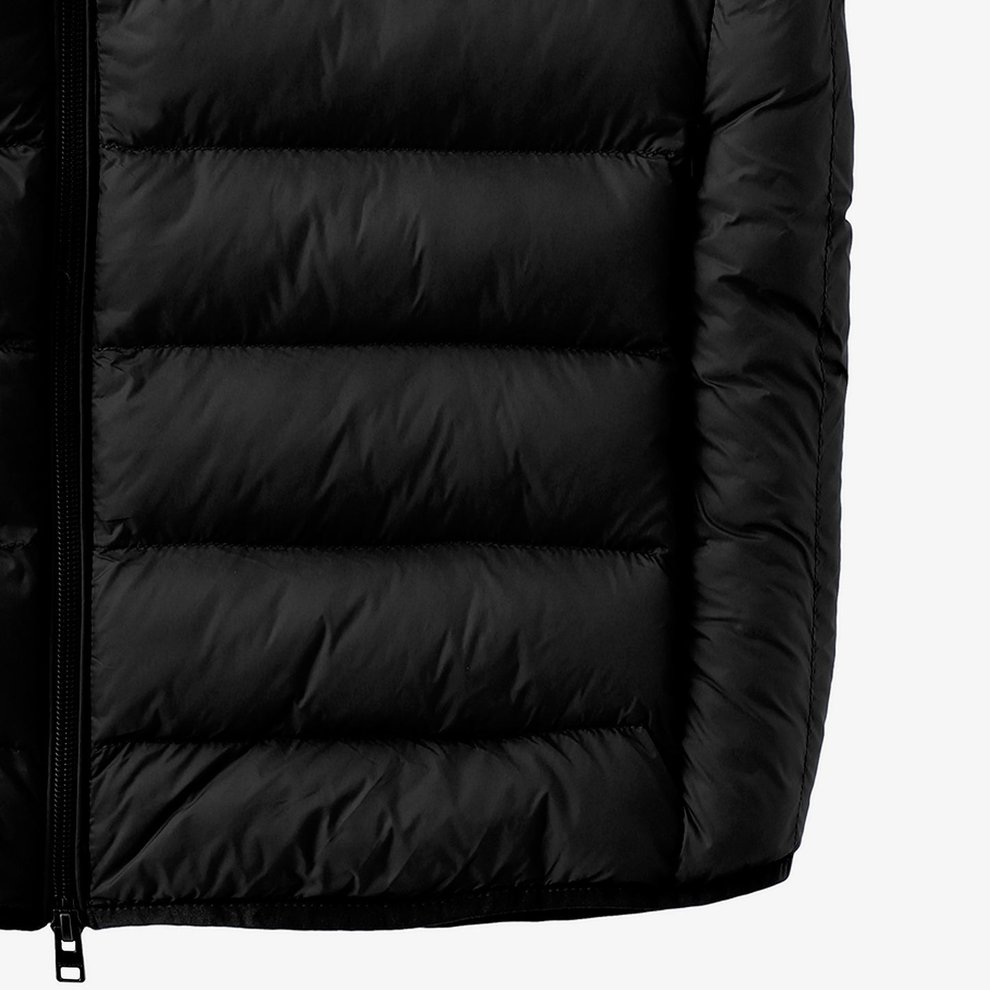 Ärmellose Daunenjacke Piumino in Schwarz