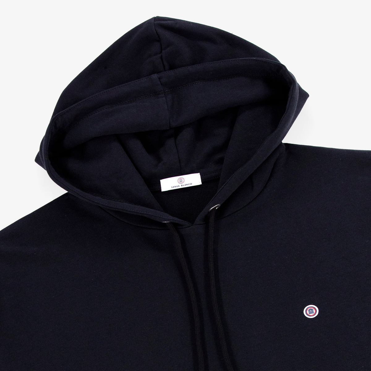 Sweat à capuche Singap en molleton gratté noir