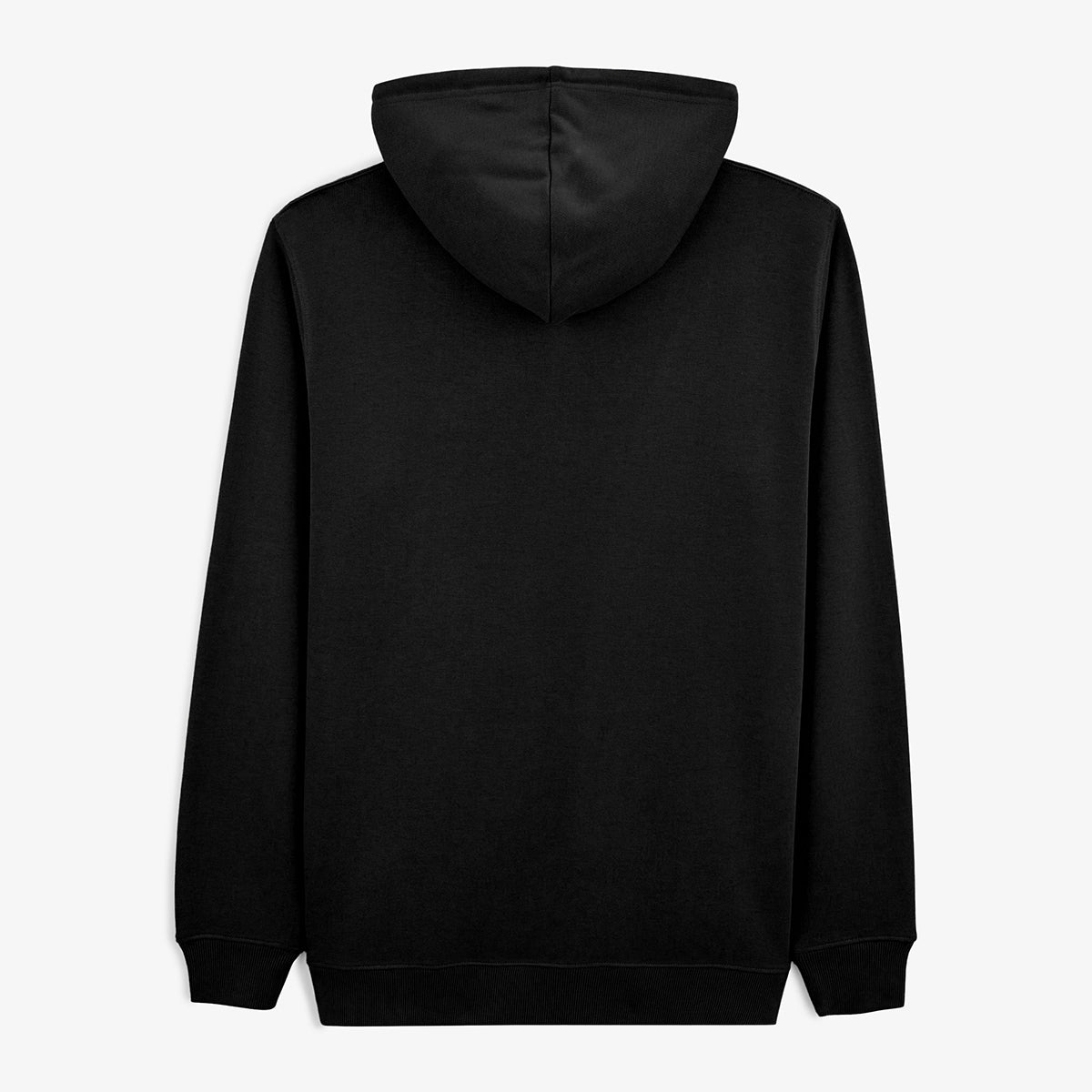 Sweat à capuche hoodie noir en coton homme SERGE BLANCO