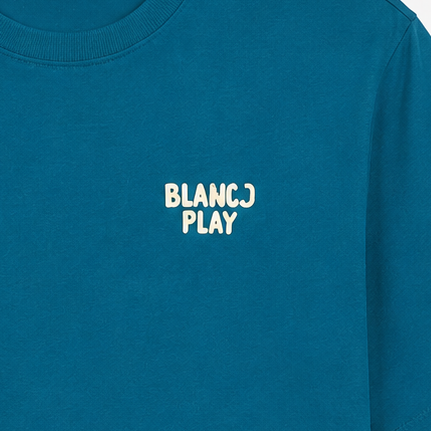 T-shirt manches courtes Thor Play oversize imprimé Spice-Up Ya Life bleu canard