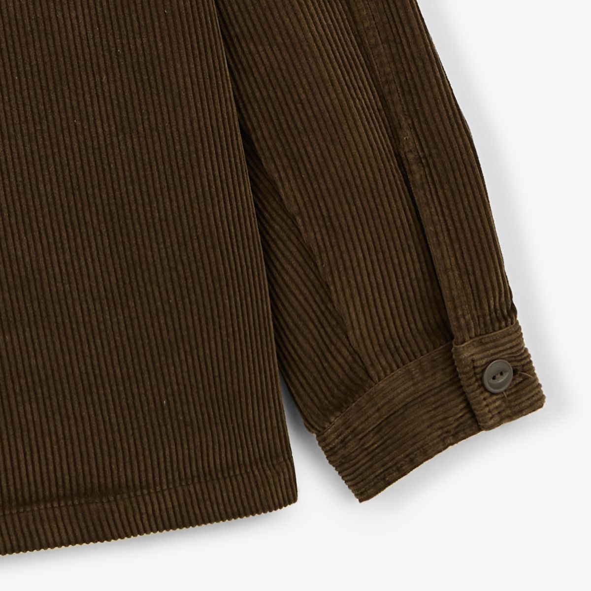 Veste Worker en velours marron ébène Wilfried SERGE BLANCO