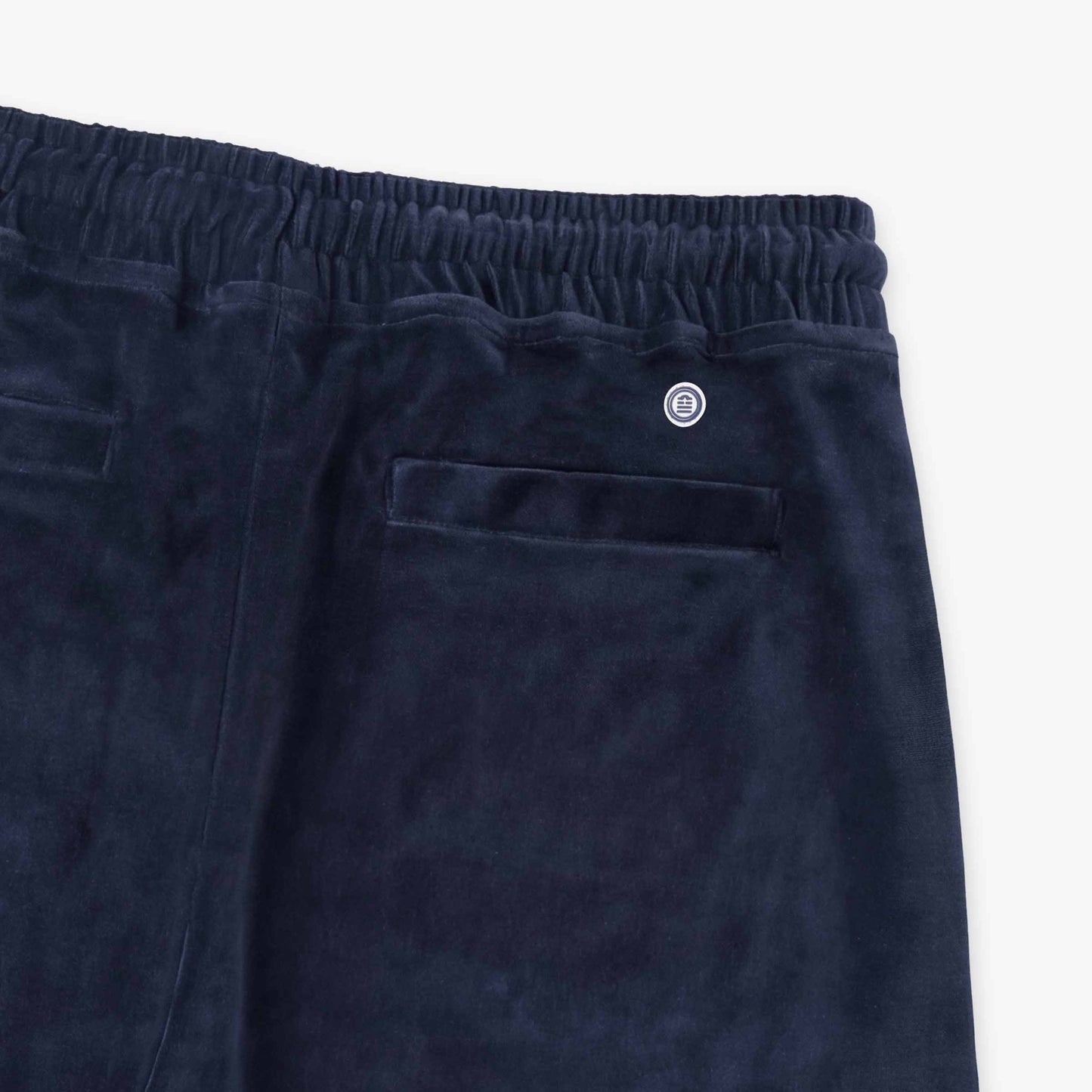 Bermuda van badstof met elastische tailleband, opaalblauw, heren, SERGE BLANCO