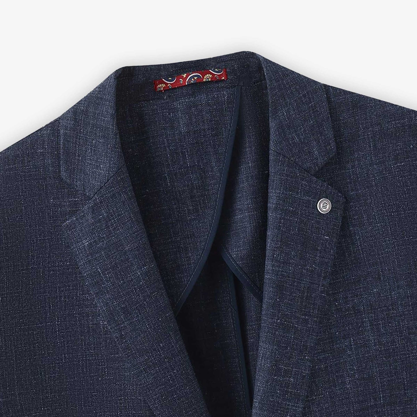 Simoncini-blazer van blauwe wol voor heren van SERGE BLANCO