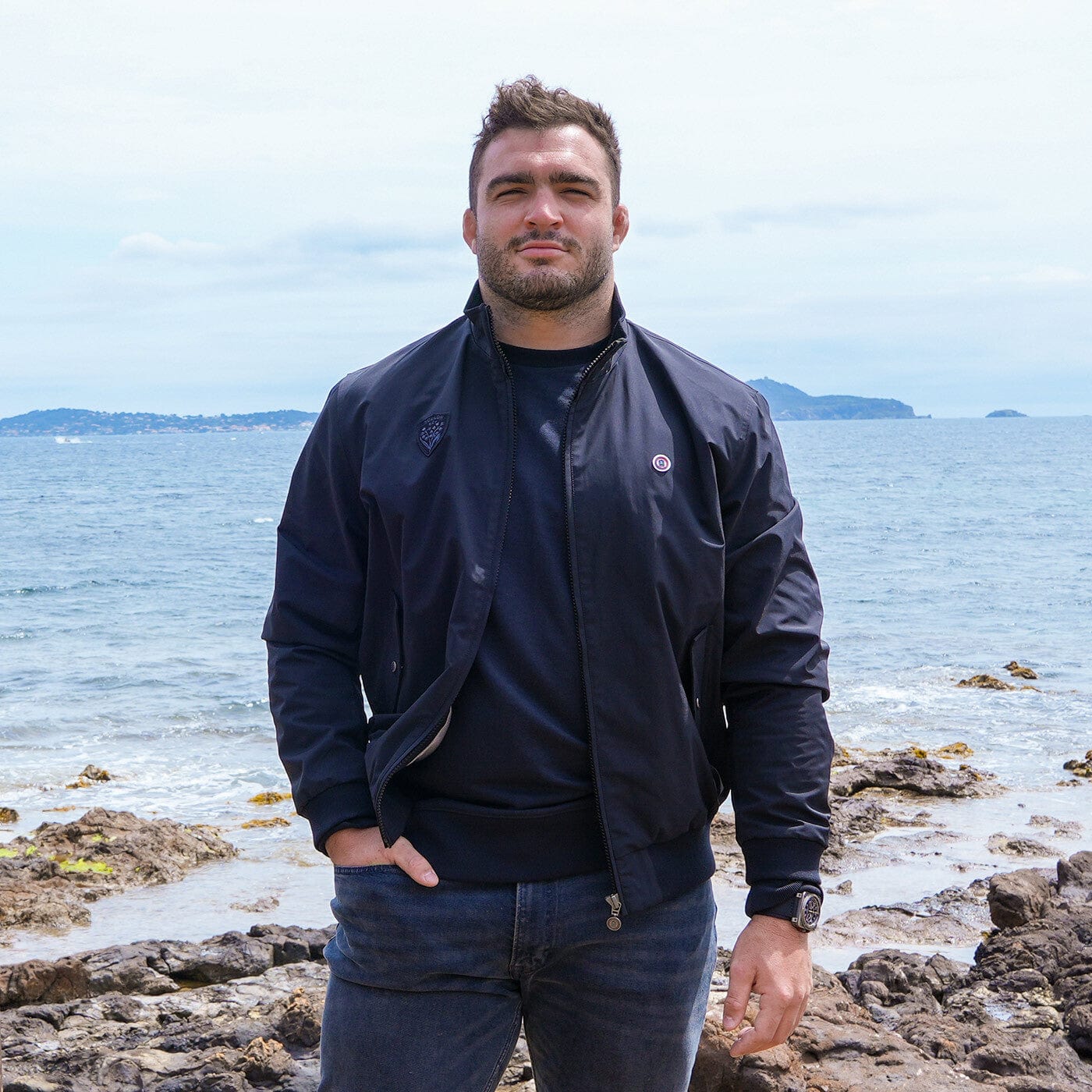 Blouson RCT Florent noir homme SERGE BLANCO