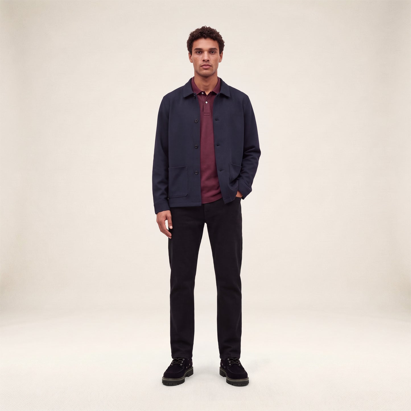 Veste Worker bleu foncé Waël