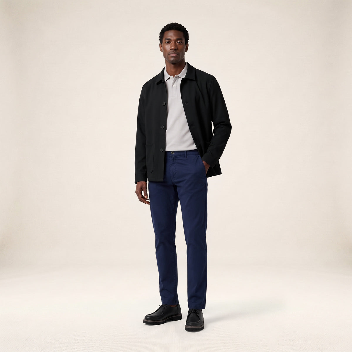 Veste worker stretch noire Waël