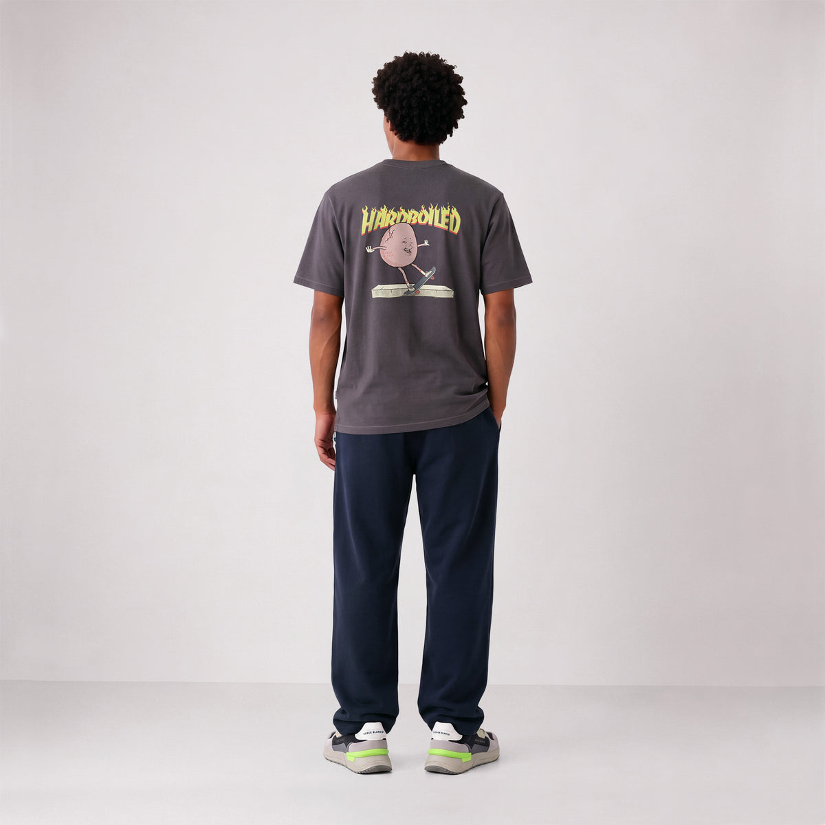 T-shirt manches courtes Thor SBPLAY oversize imprimé Hardboiled gris foncé