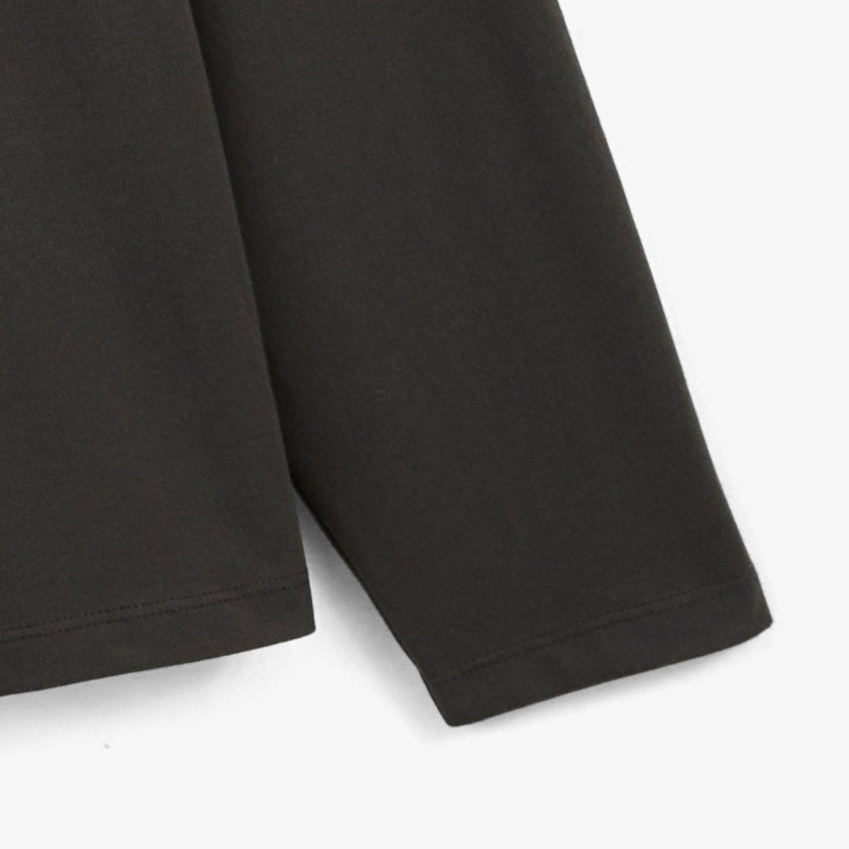 Rugby-Shirt mit Raglanärmeln aus kohlgrauer Baumwolle für Herren von SERGE BLANCO