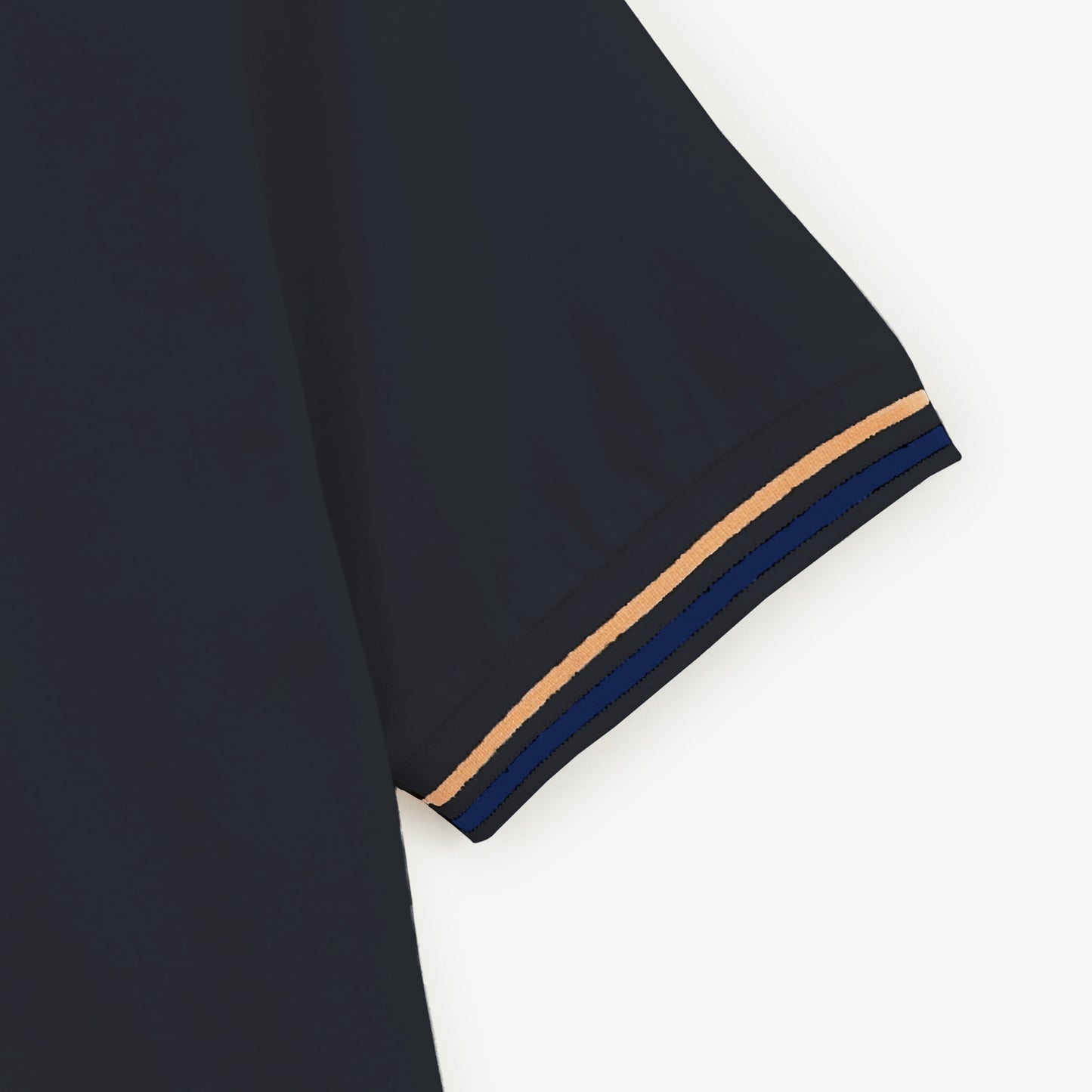 Polo manches courtes en jersey de coton 15 manche bleu marine HOMME SERGE BLANCO