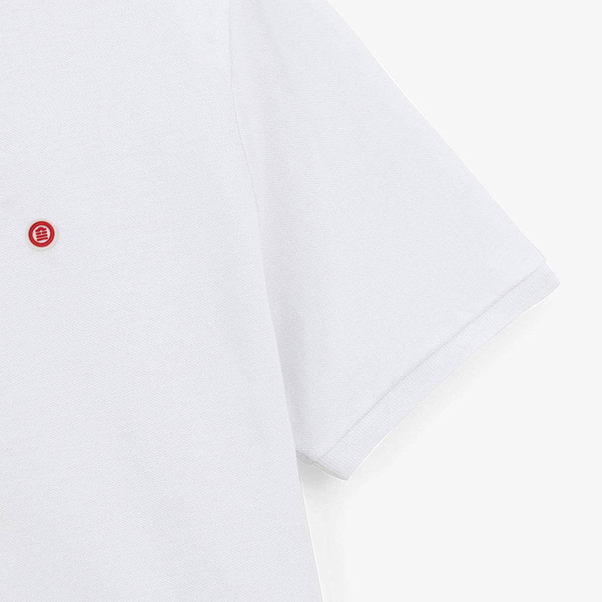 Laxton Short Sleeve Polo Shirt in White Cotton Piqué Men's SERGE BLANCO