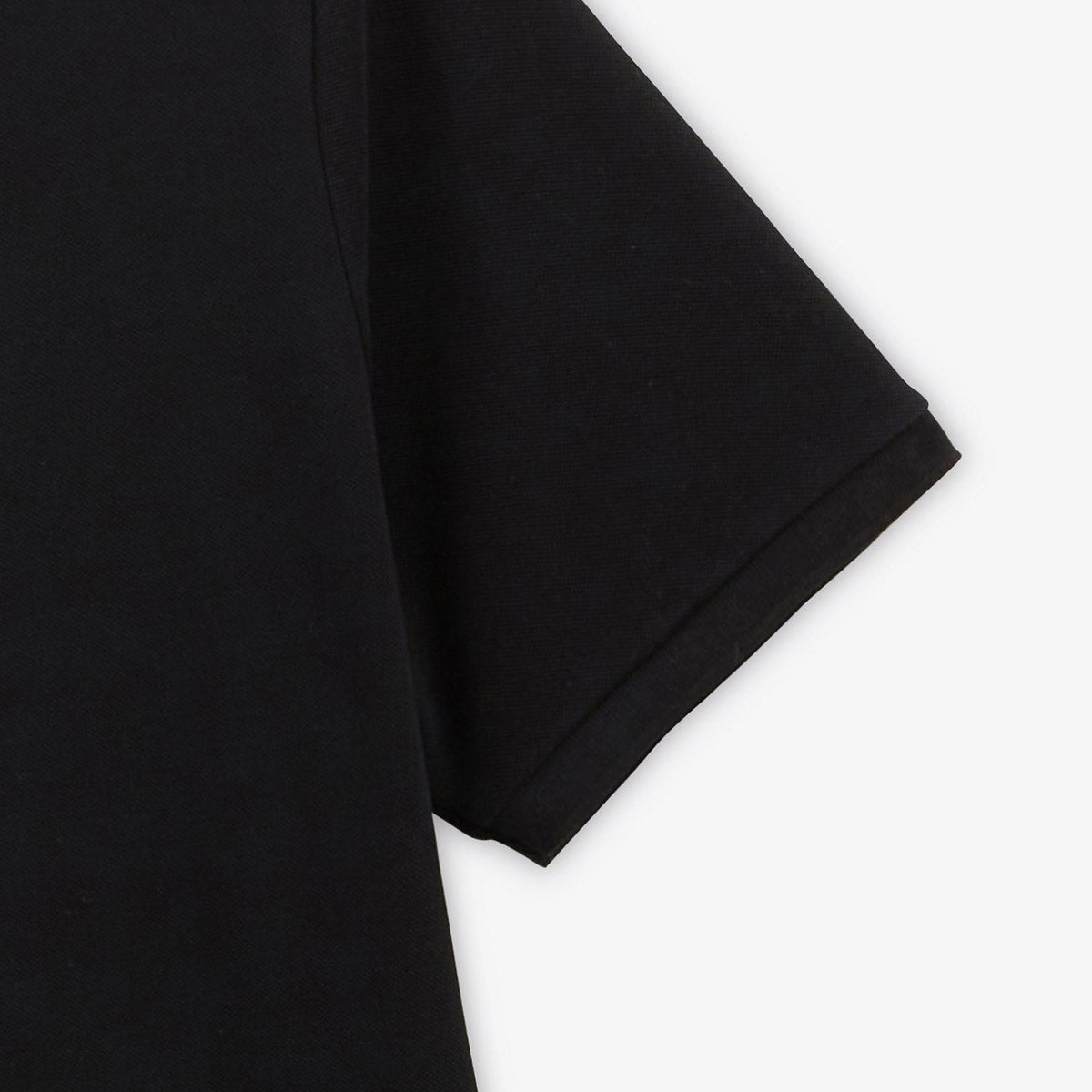 Polo Manches Courtes Piqué Lucas En Coton Noir Coupe Ample Homme SERGE BLANCO