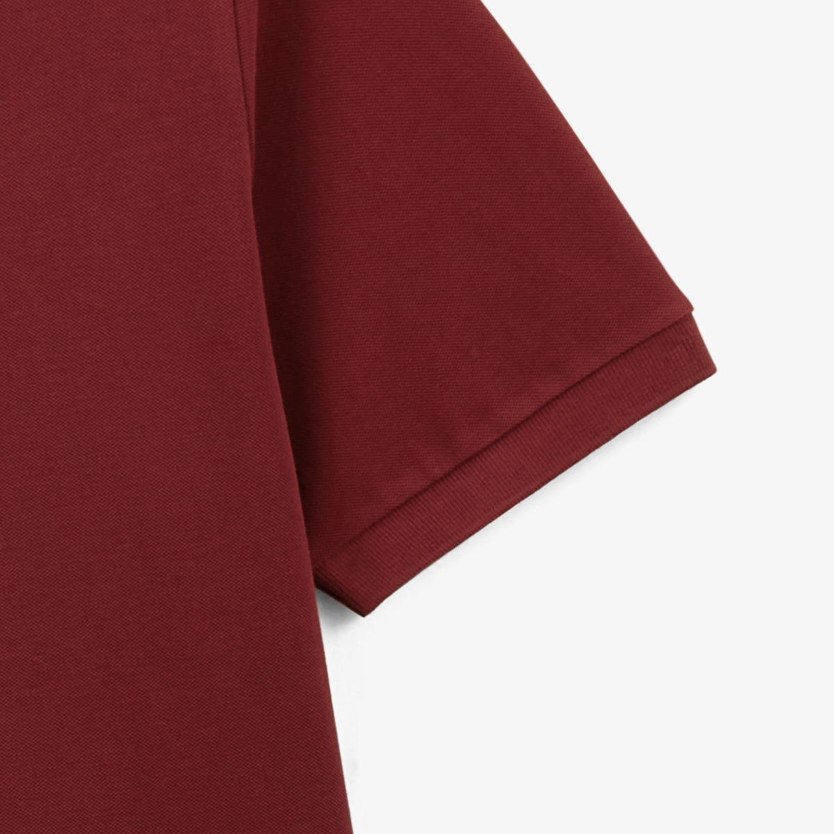 Polo Piqué Manches Courtes En Coton Lucas Rouge Merlot Homme SERGE BLANCO