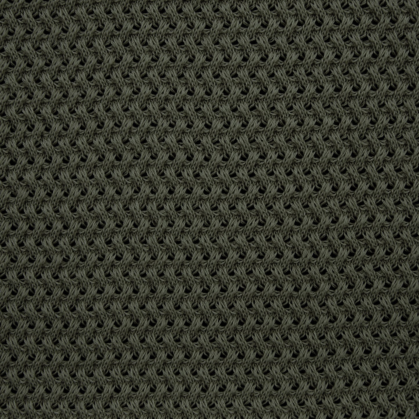 Pull Manches Courtes Col Rond Coton Vert Army Milazzo HOMME SERGE BLANCO