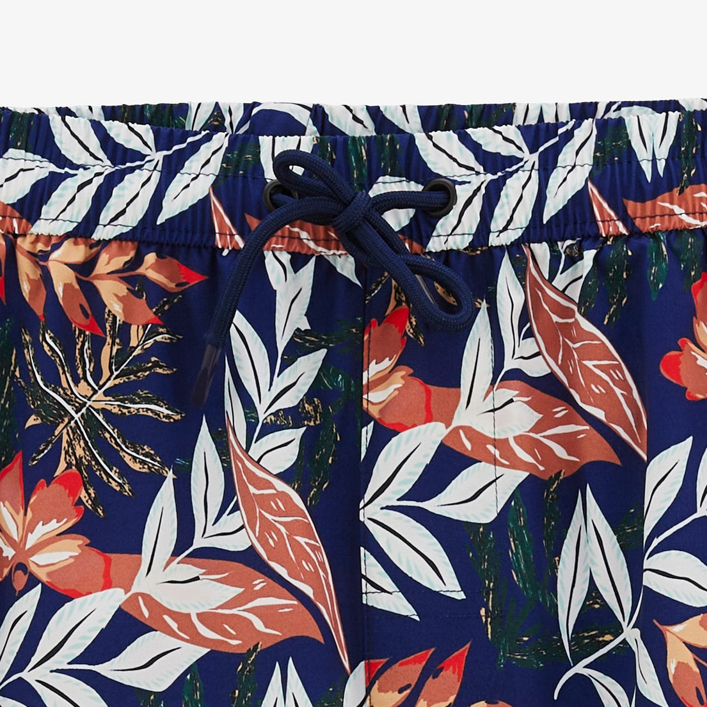 Badehose „Nestor“ mit Blattmuster, blau, für Herren von SERGE BLANCO