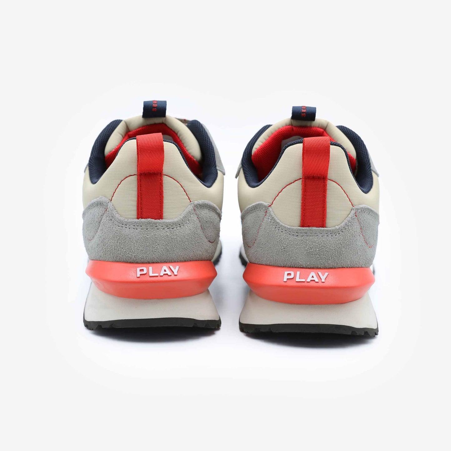 Sneakers Appolo Bleu Marine Gris et Rouge Homme SERGE BLANCO