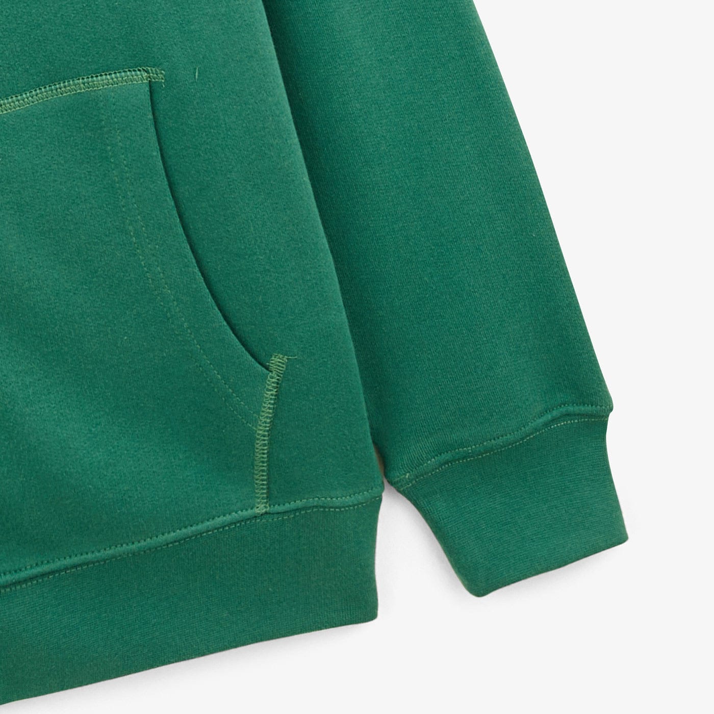 Felpa con zip Sylvestre in cotone verde menta da uomo SERGE BLANCO