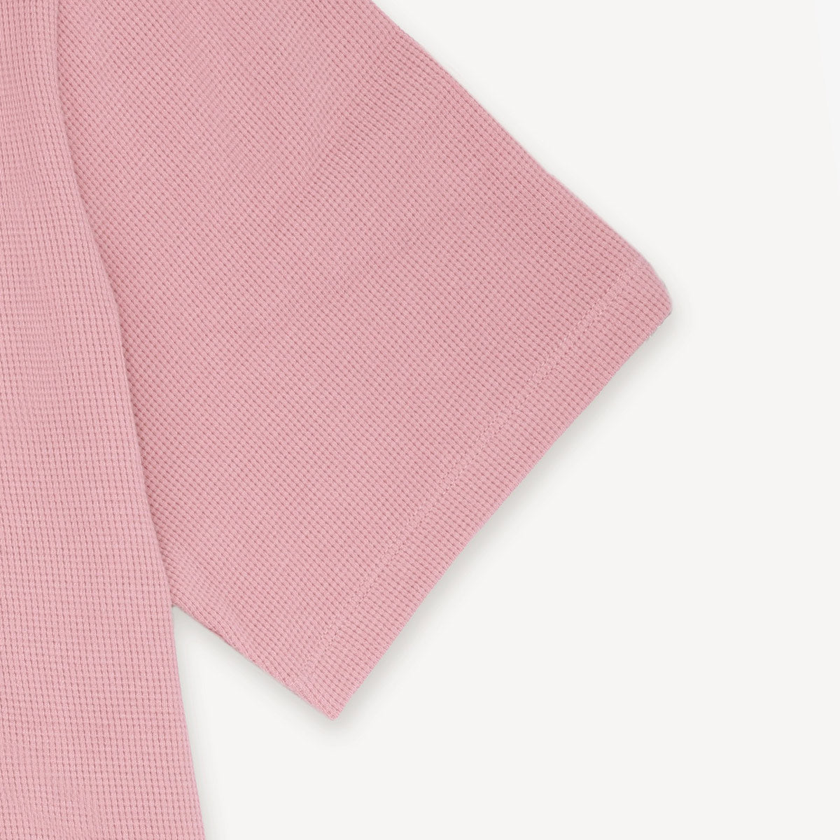 T-shirt Col Rond en Coton Gaufré Théo Rose Homme SERGE BLANCO