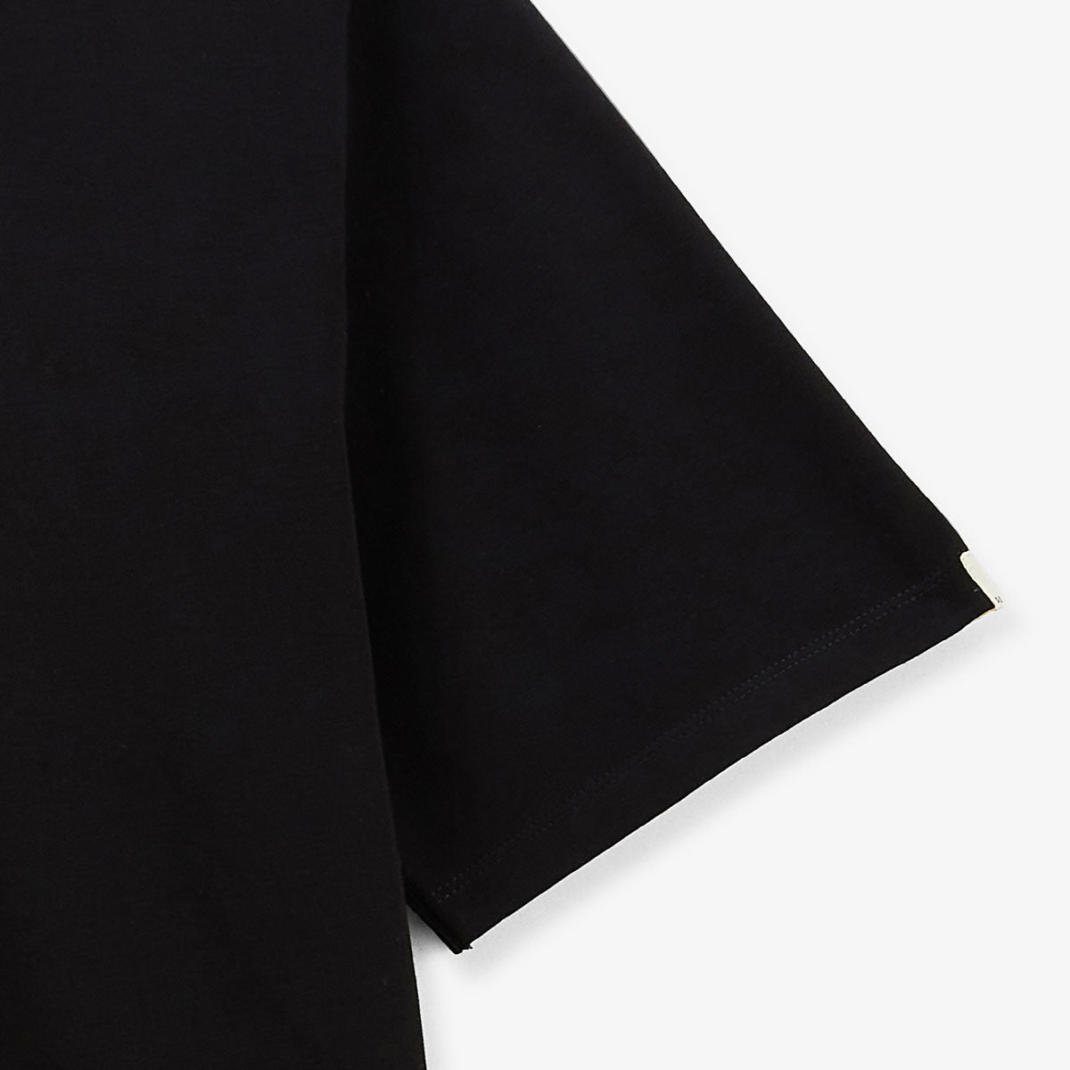 T-shirt Manches Courtes En Coton Stretch Noir Tarike Homme SERGE BLANCO