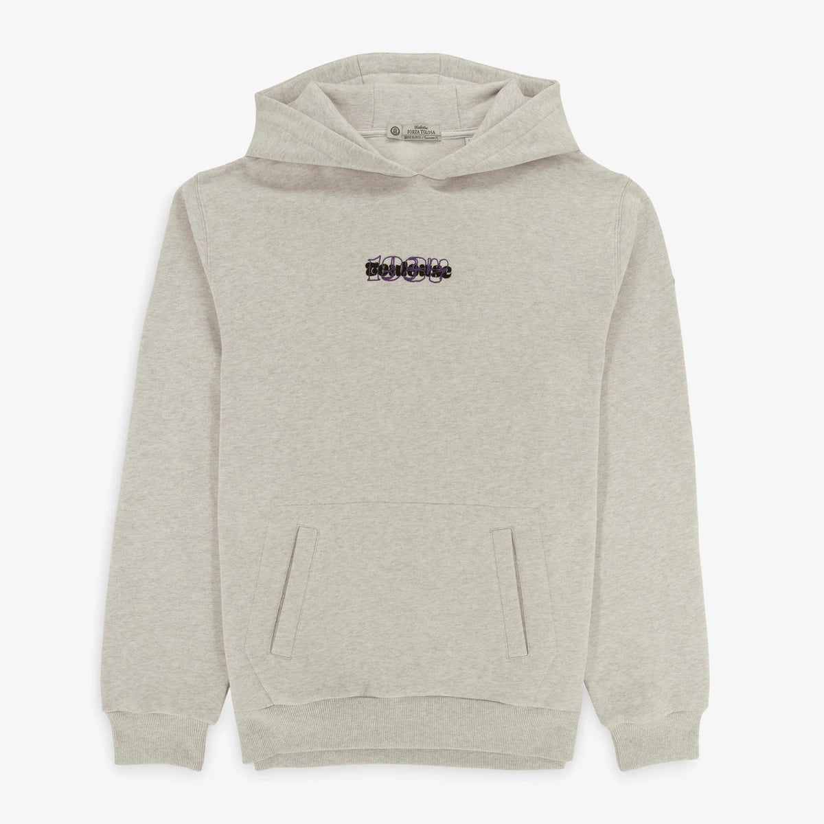 Sweat "1937" à capuche 100% coton beige chiné Toulouse Football Club