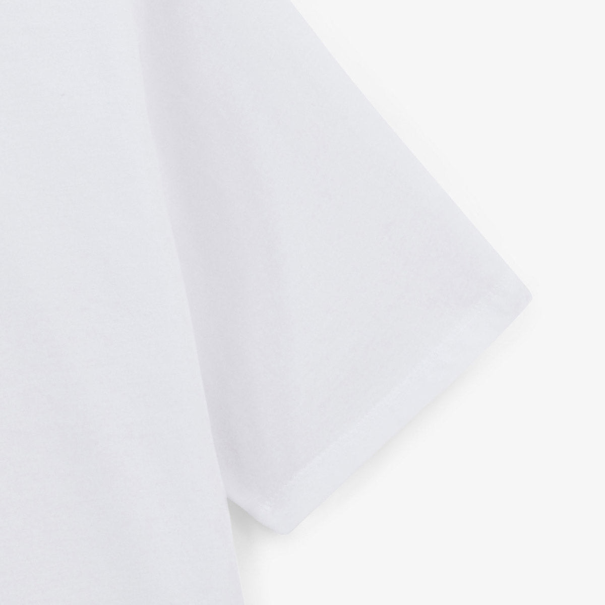 T-Shirt mit Rundhalsausschnitt Theo aus weißer Baumwolle HERREN SERGE BLANCO