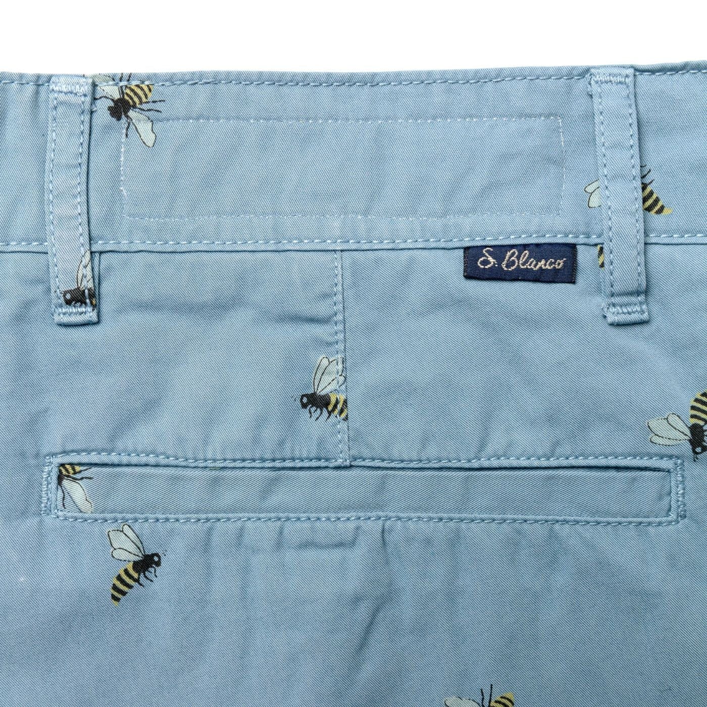 Steel blue Bermuda shorts 200