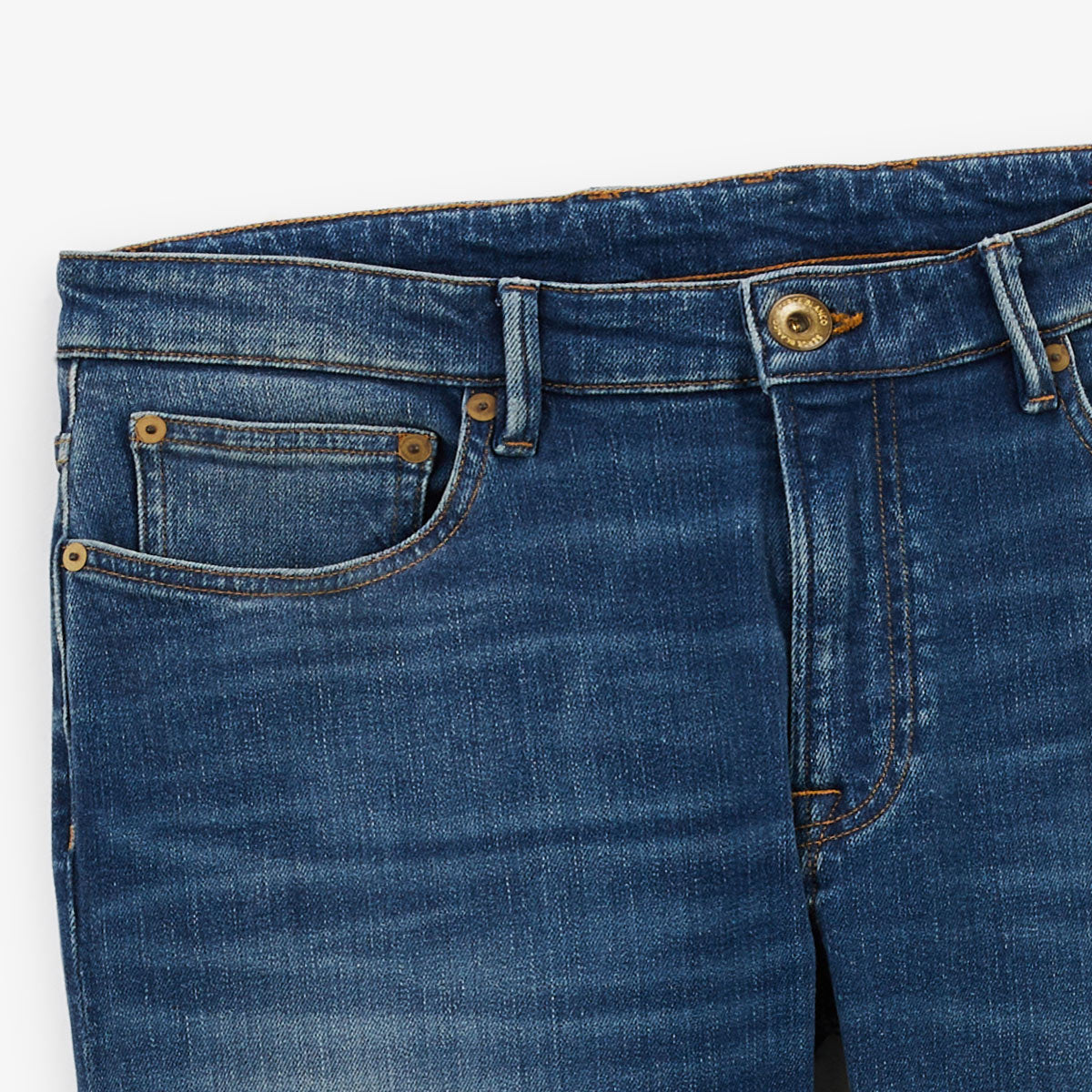Jean 325 slim powertwist in blue cotton MEN SERGE BLANCO