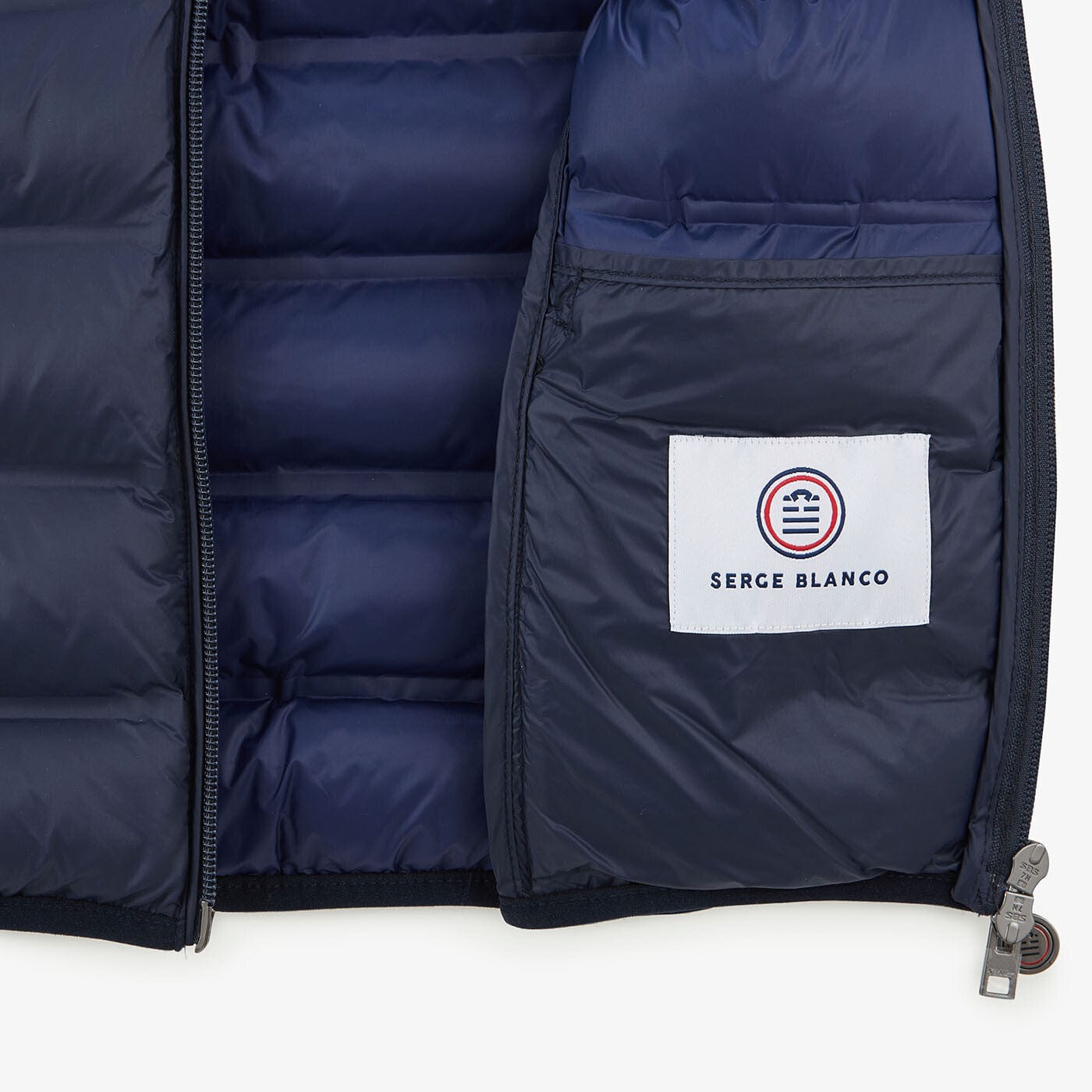 SERGE BLANCO Navy Blue Sleeveless Junior Down Jacket