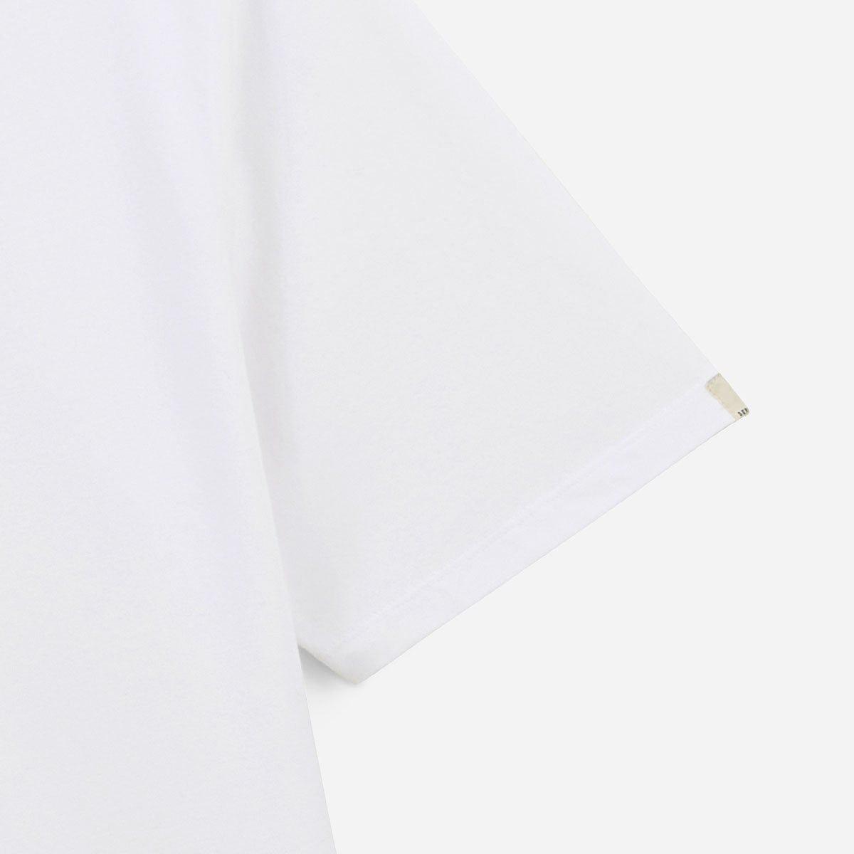 White Stretch Cotton Short Sleeve T-Shirt for Men by SERGE BLANCO