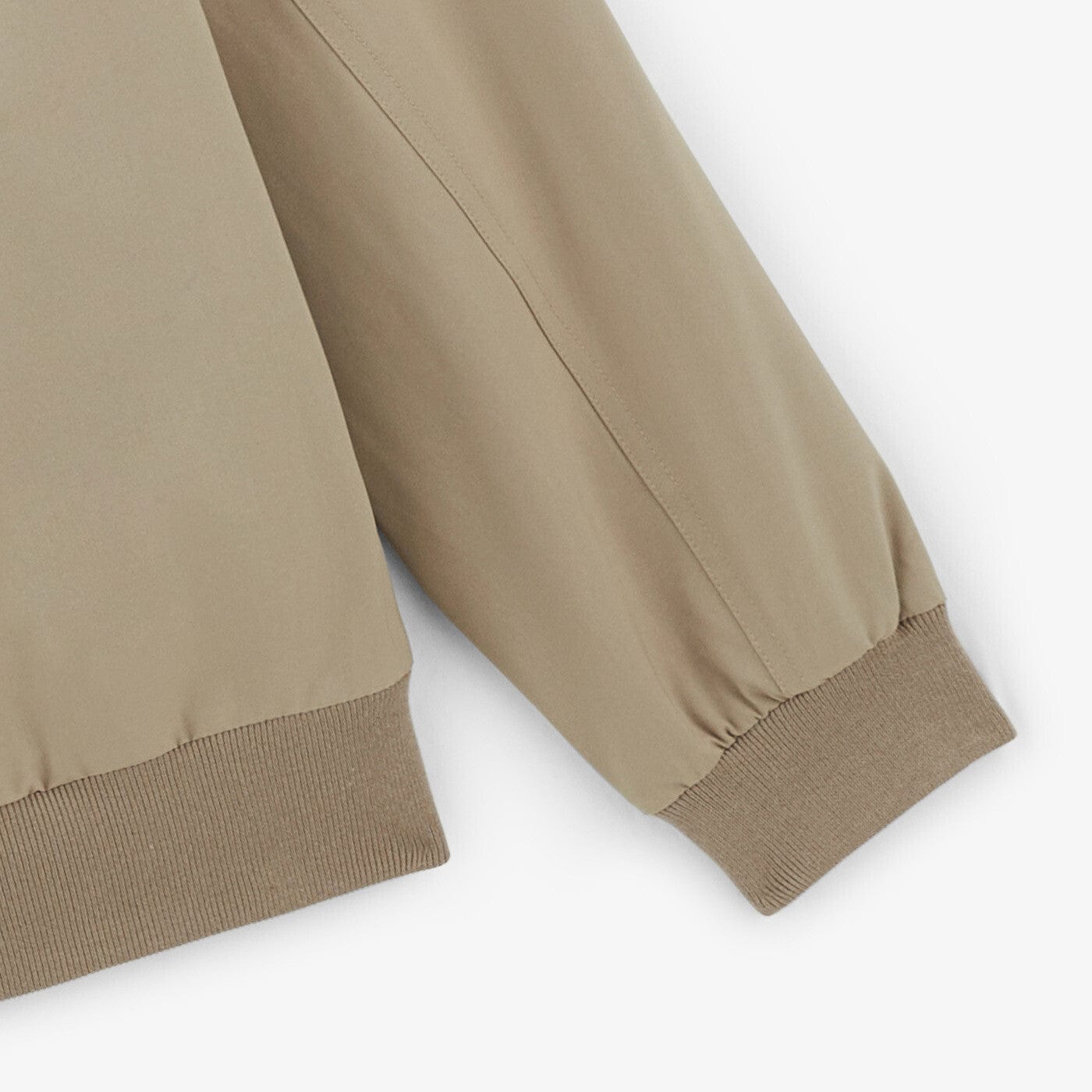 Chaqueta Florent con cremallera beige