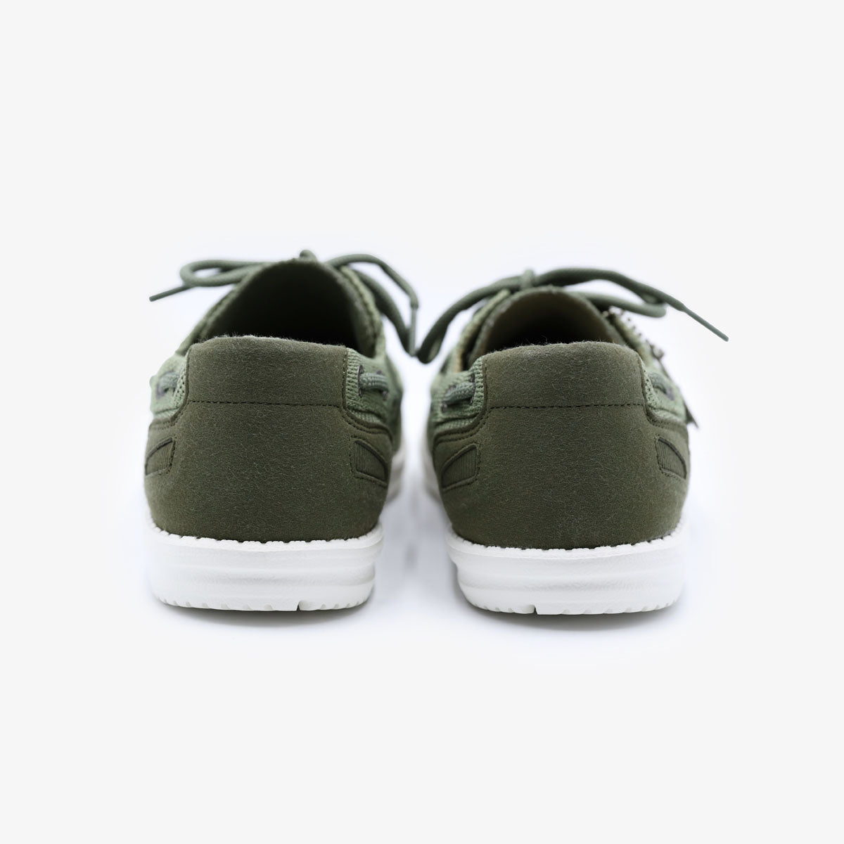 Zapatos náuticos Socoa de malla elástica verde caqui