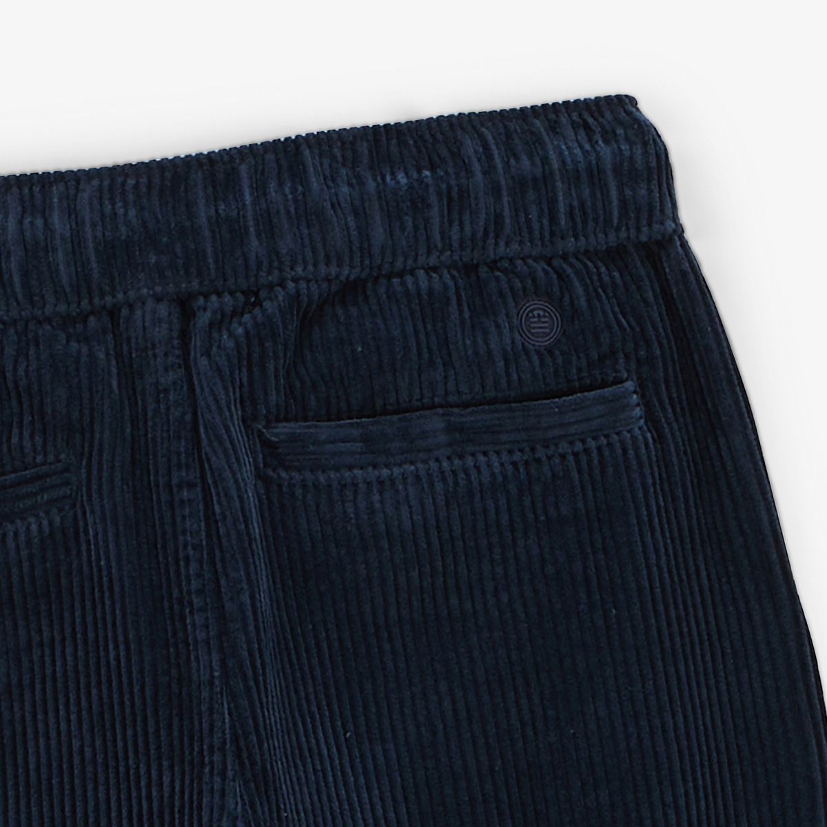 Pantalón 549 regular con cintura elástica cómoda para niño azul marino oscuro SERGE BLANCO