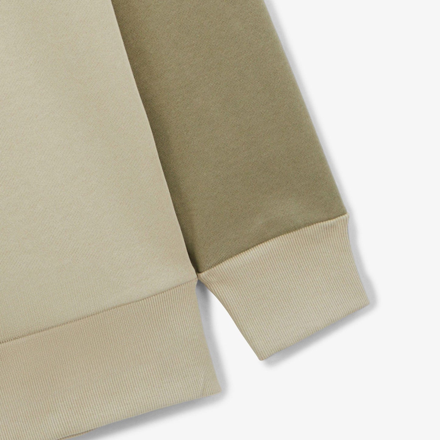 Sudadera de felpa WE LOVE SERGE cemento cuello redondo de algodón para hombre SERGE BLANCO