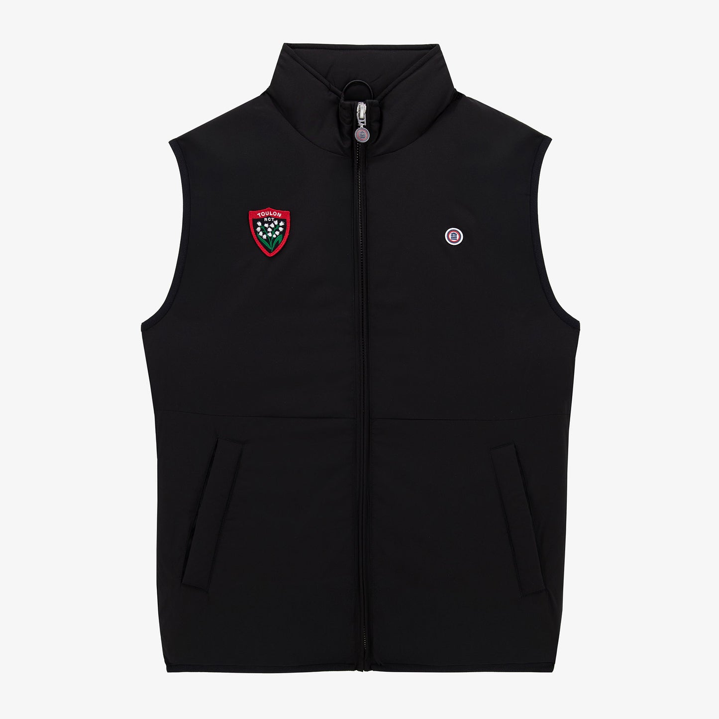 Chaqueta Rugby Club Toulonnais negra sin mangas para hombre SERGE BLANCO