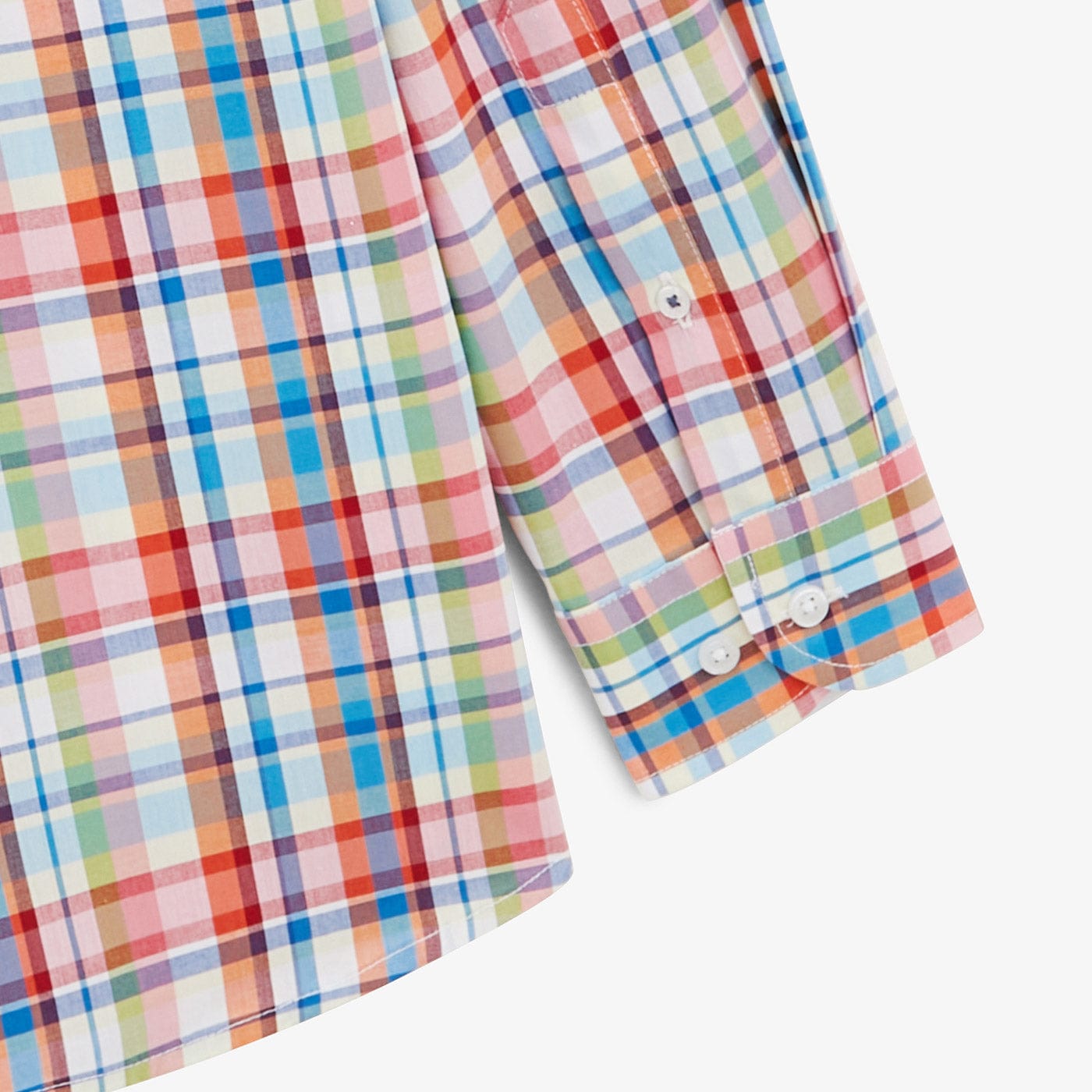 Léine Fada Muinchille Clark d'Fhir i gCadás Seiceála Corail ó Serge Blanco