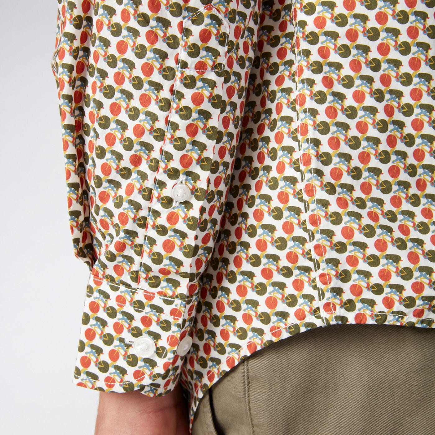 Liberty herenoverhemd met motief, getailleerd model