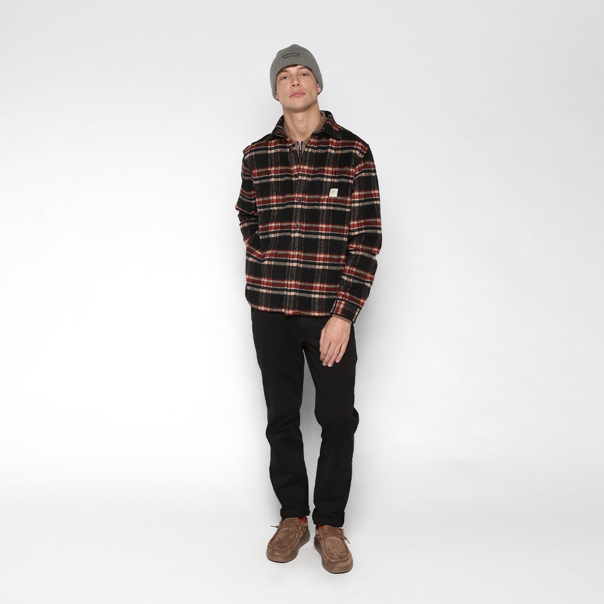 Chino 702 comfortabele pasvorm zwart katoen heren SERGE BLANCO