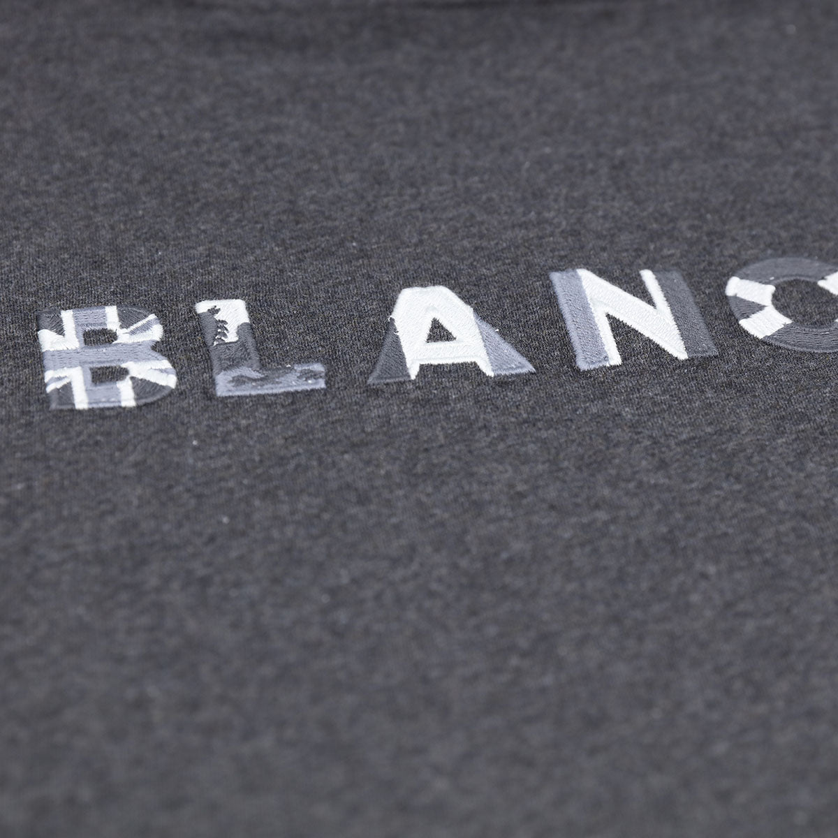 T-shirt met korte mouwen, antracietgrijs, print op de rug, heren SERGE BLANCO