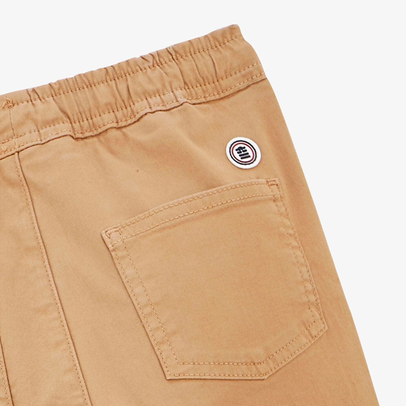 Chino 734 Junior van elastisch katoen, beige SERGE BLANCO
