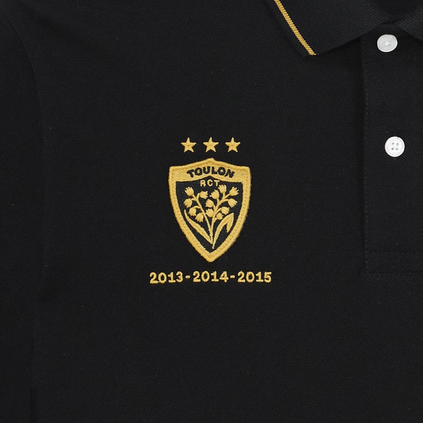 Polo RCT Triple European Cup Zwart Heren SERGE BLANCO