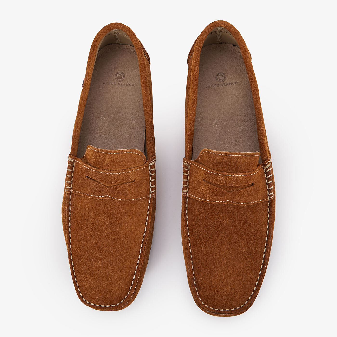 Cognac nubuck moccasin