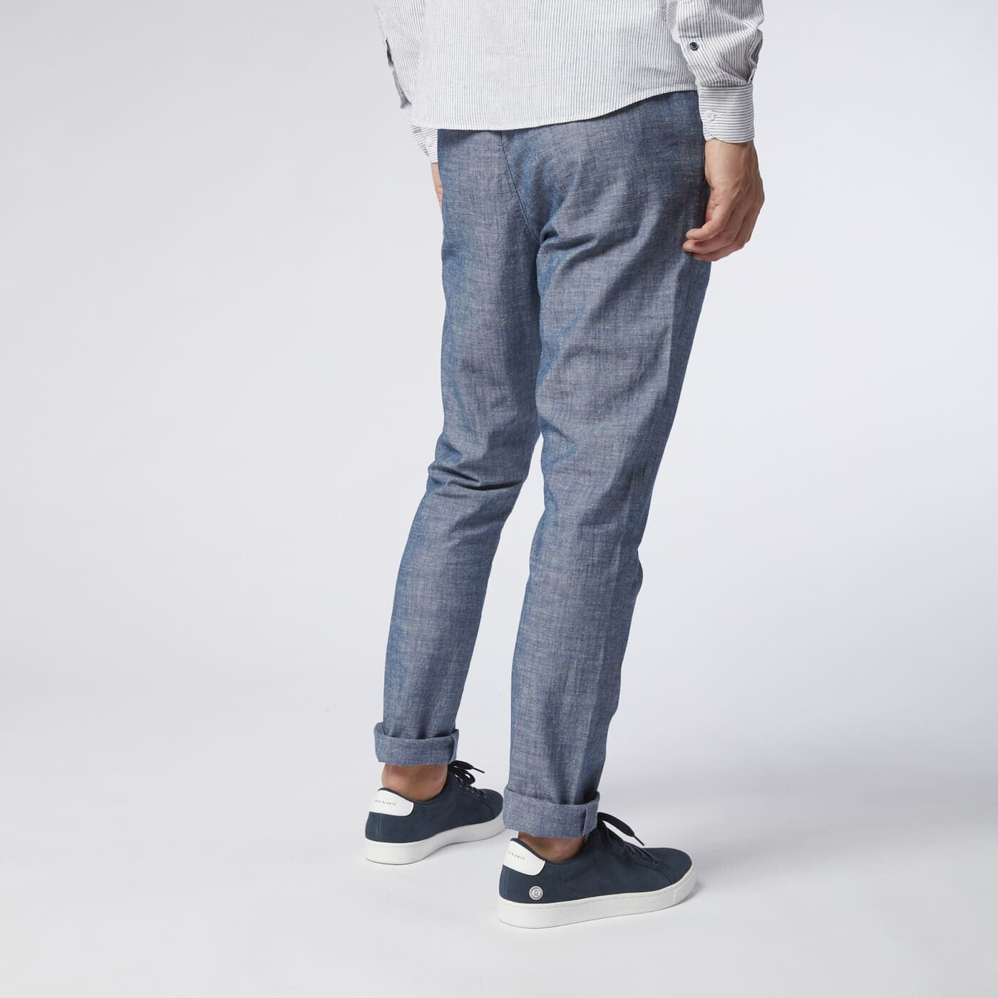 Pantalon En Chambray Coupe 727- Tapered Fit