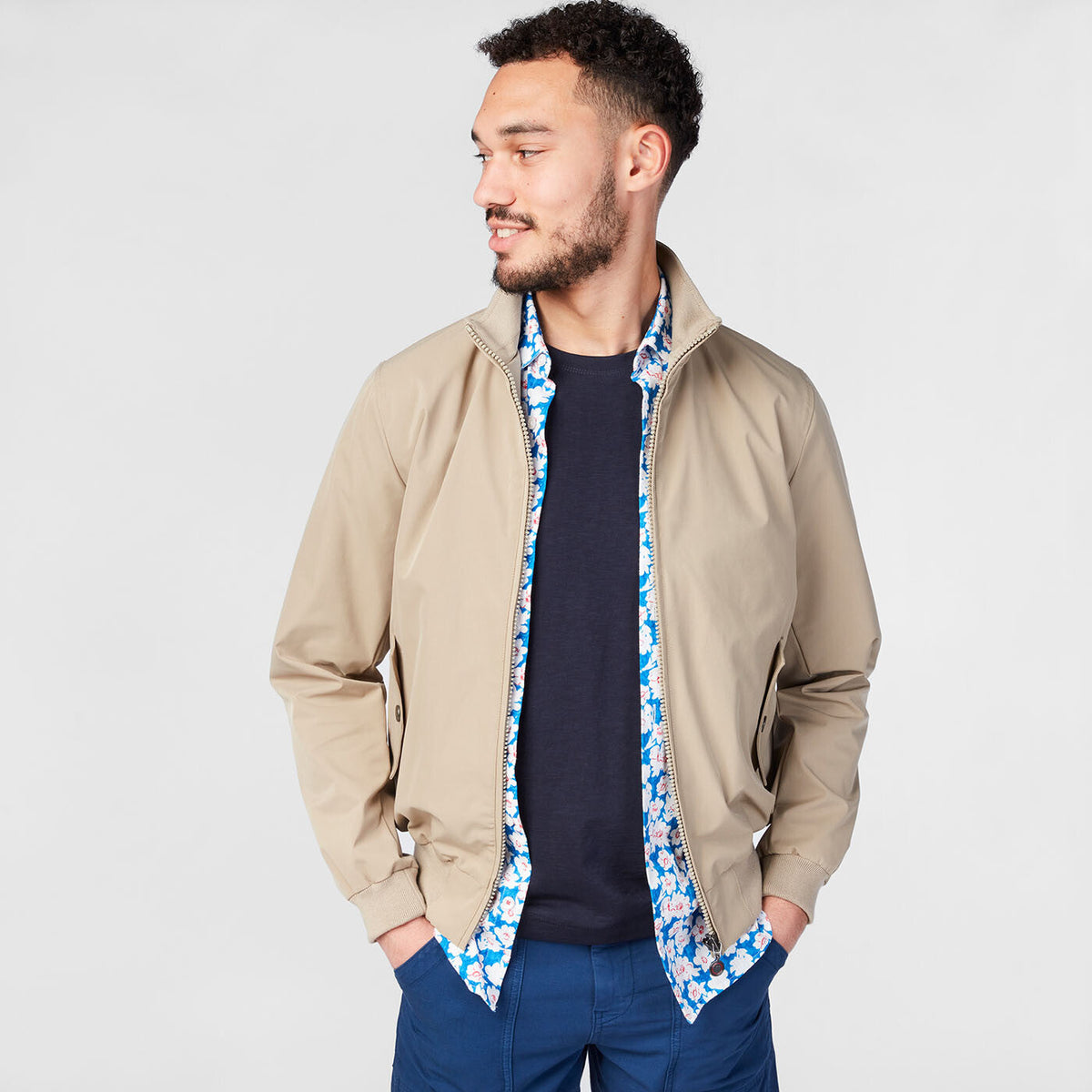 Blouson Florent zippé beige