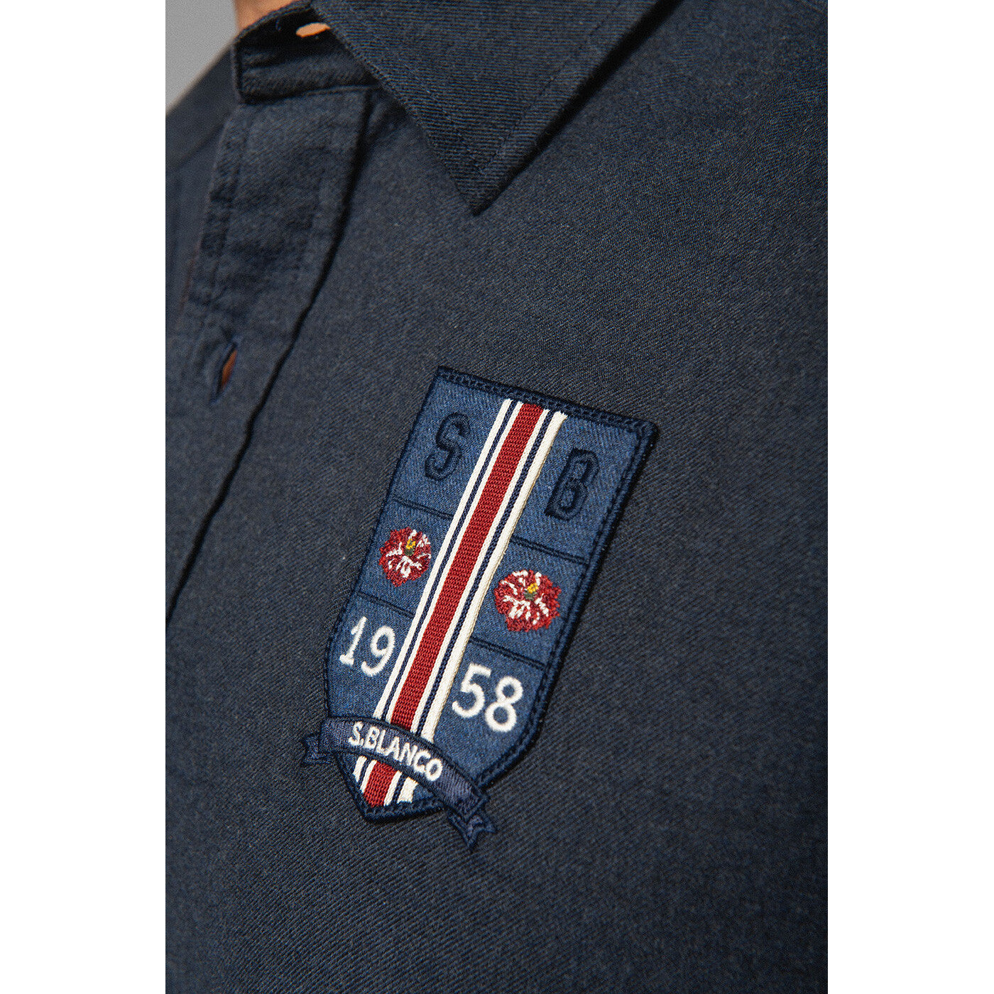 Chemise Manches Longues Col Jc Tissus Unis