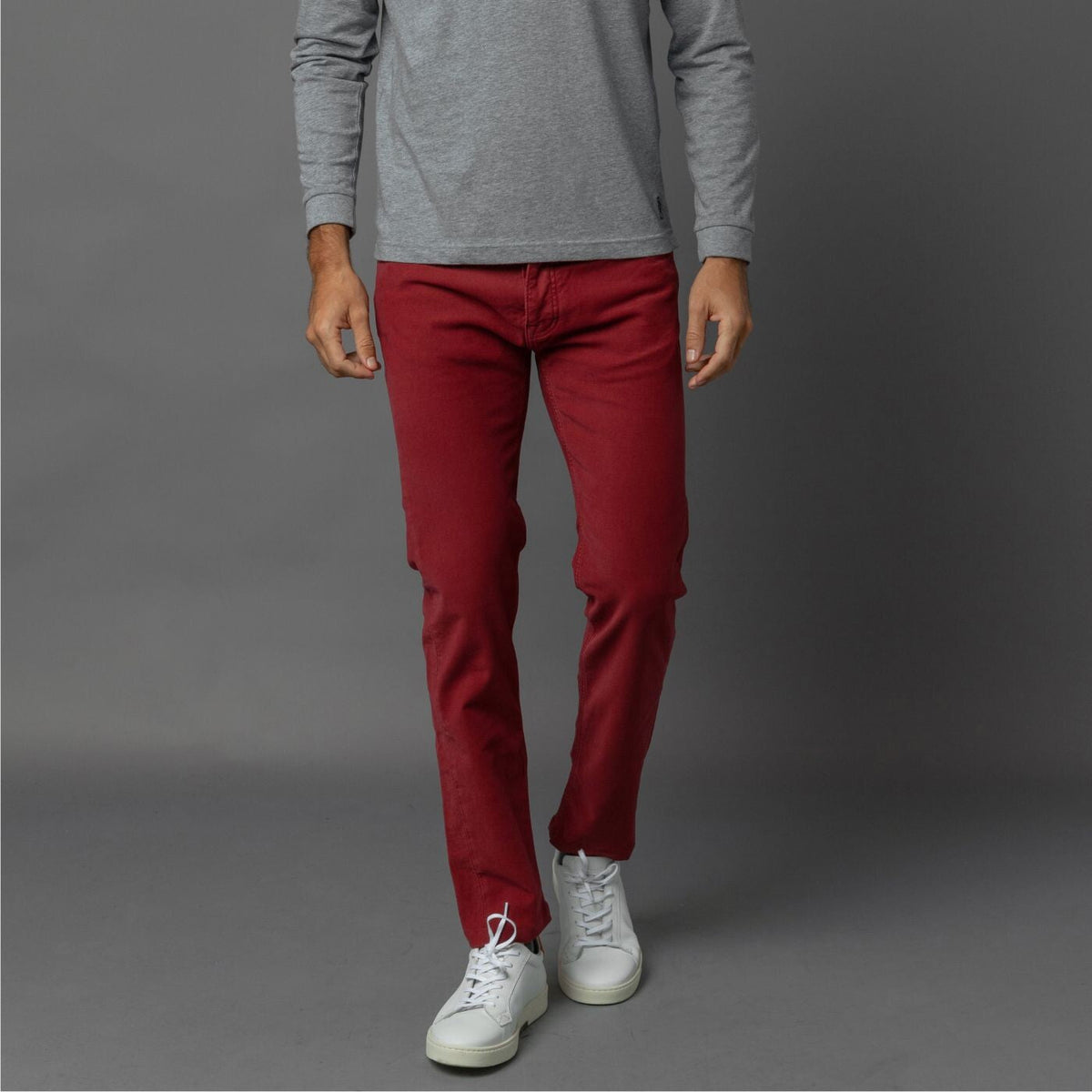 Pantalon 325 rouge bordeaux